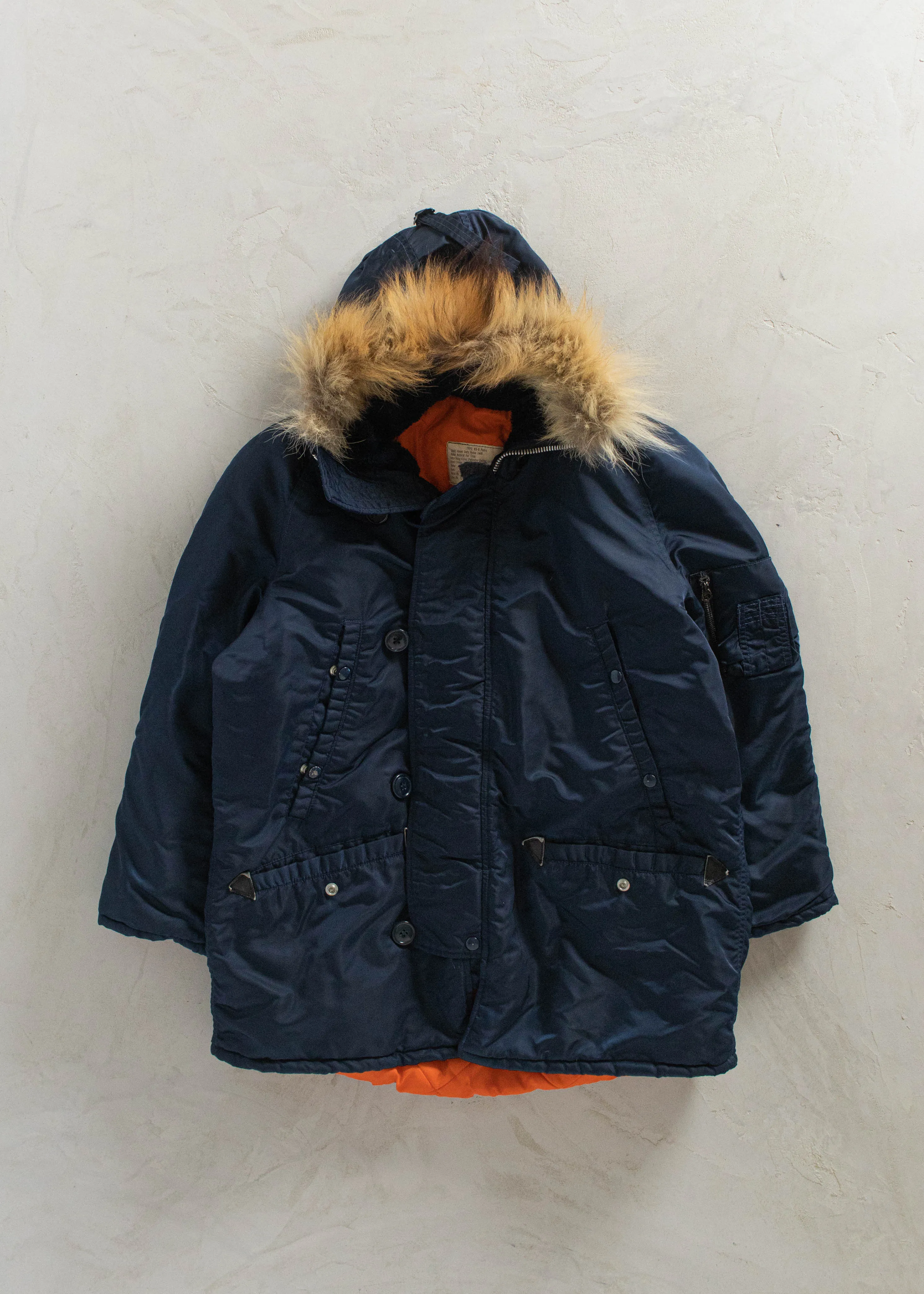 1990s Military Type N3-B Parka Jacket Size L/XL