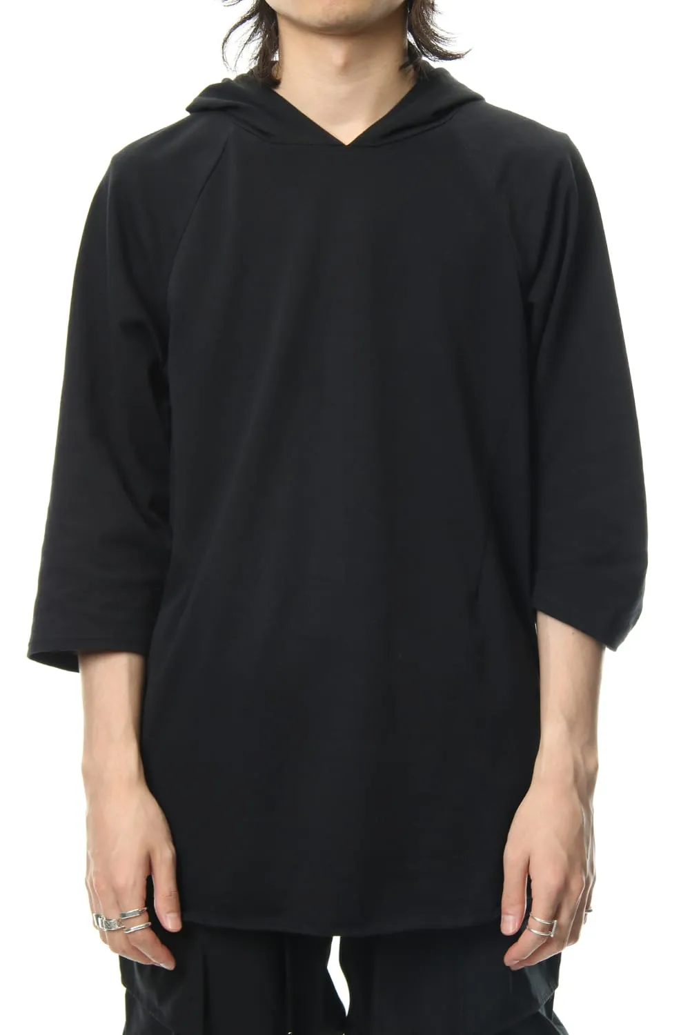 3/4 SLEEVE PARKA Black - CM-1804