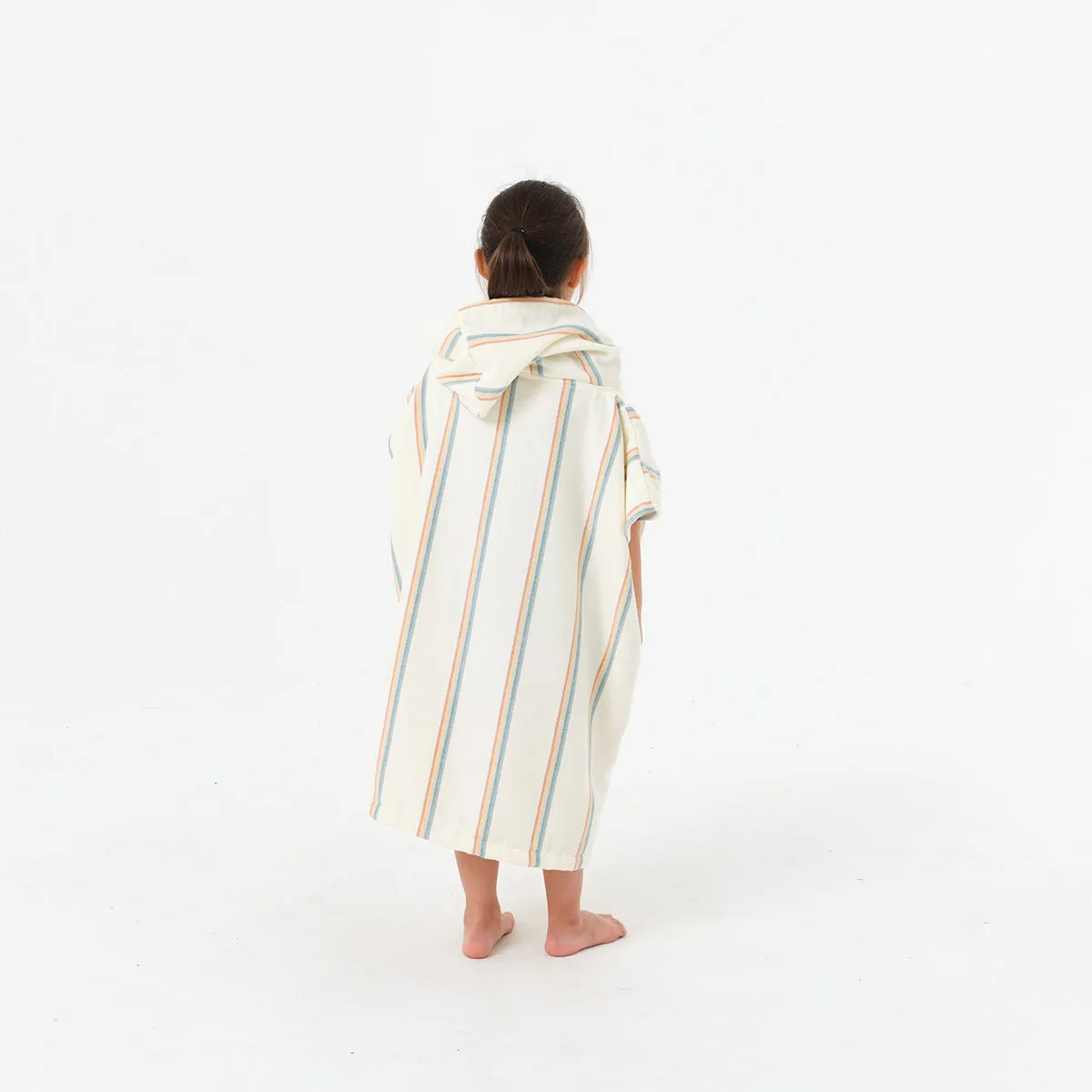 Baja Stripe Extra-Warm Kids Poncho