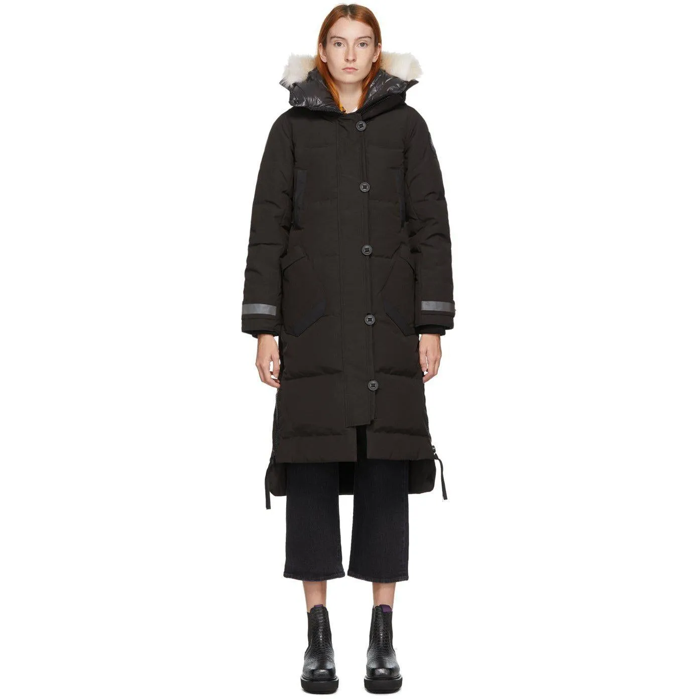 Canada Goose Black Down 'Black Label' Aldridge Parka