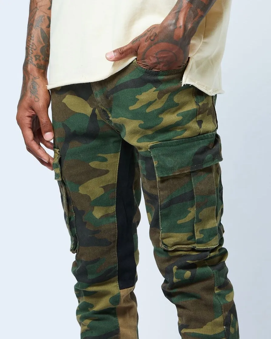 Commando Camo Flare Jean
