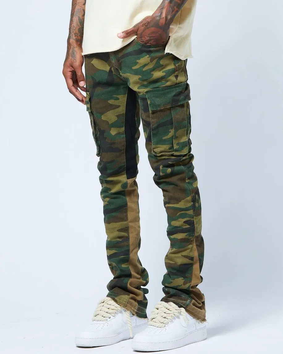 Commando Camo Flare Jean