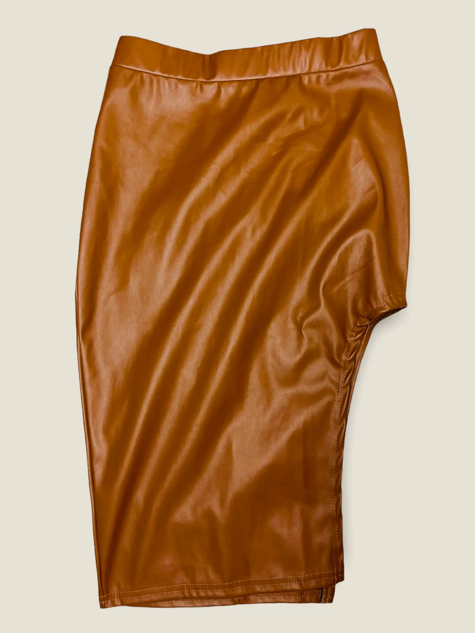 Dangerous Duo Midi Skirt Set - Camel