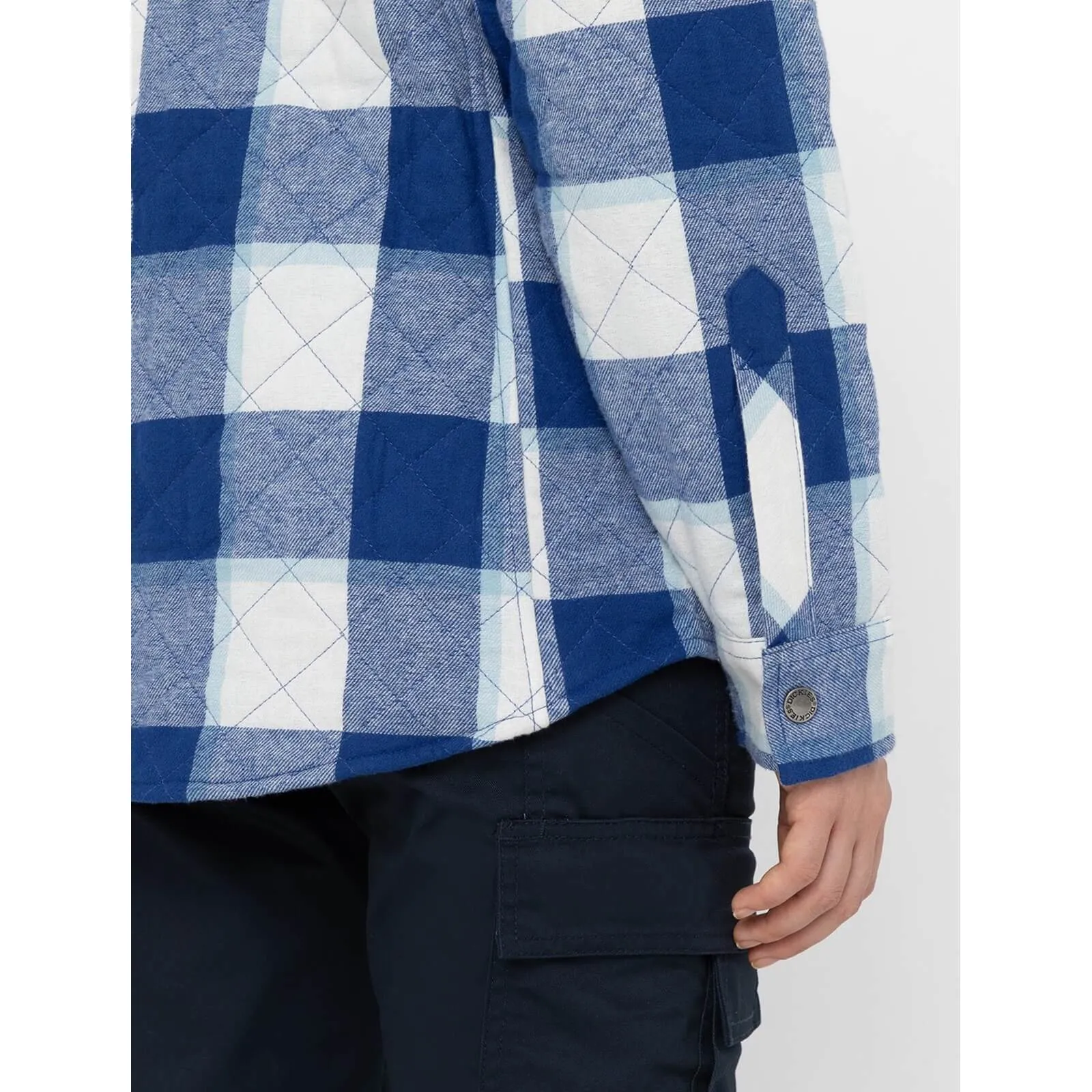 Dickies Womens Flannel Quilted Shirt Jacket