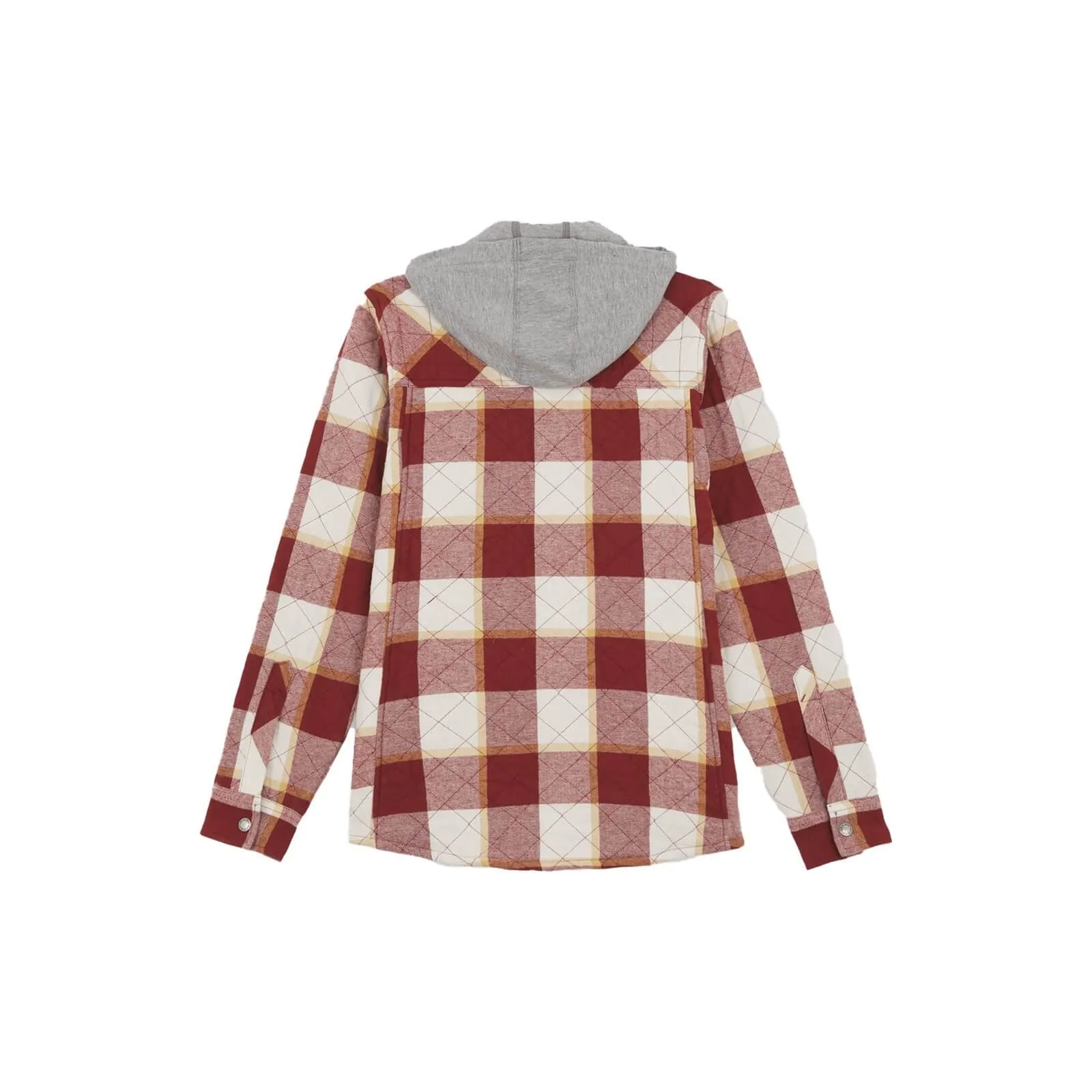 Dickies Womens Flannel Quilted Shirt Jacket