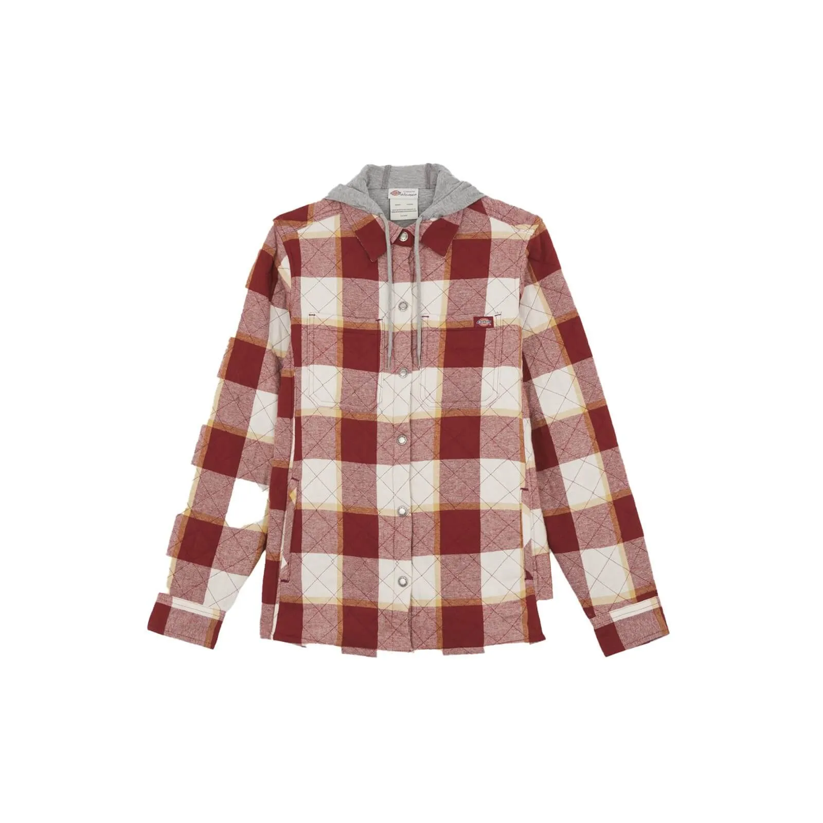Dickies Womens Flannel Quilted Shirt Jacket