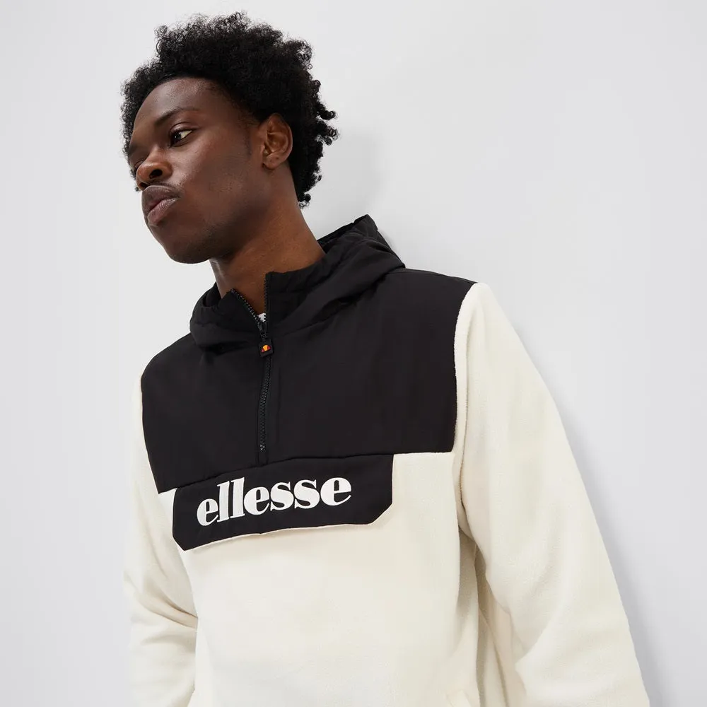 Ellesse Men's Hossu OH fleece Jacket Black/Off White