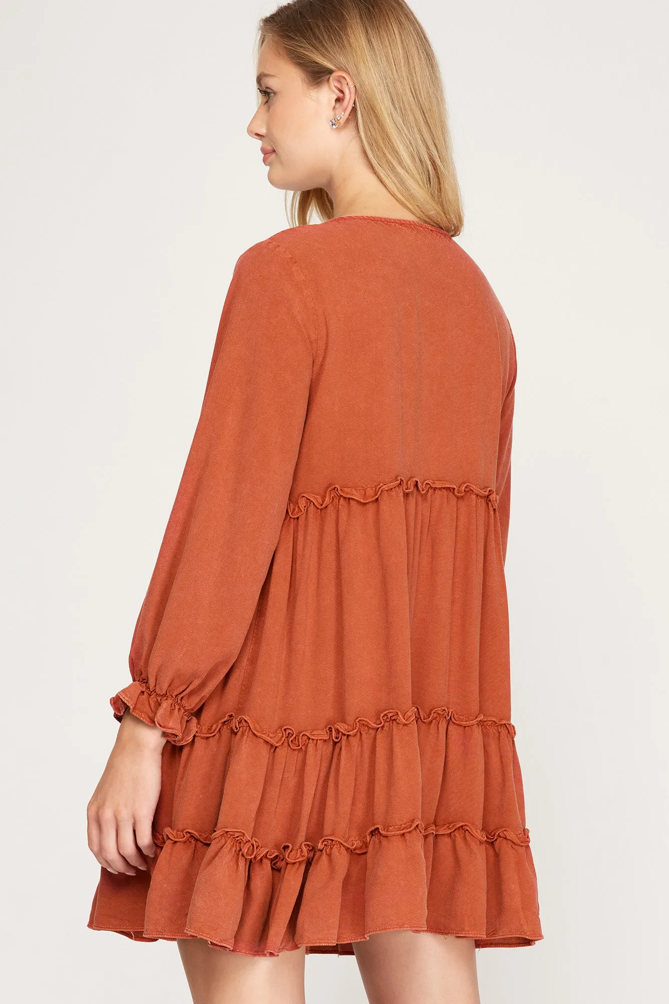 FINAL SALE All Kinds Of Happy Tiered Dress