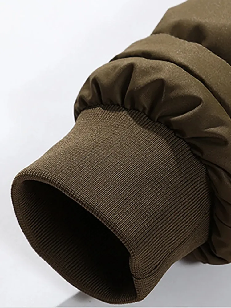 Grijsou - Parka Winterjas Heren – Warm Gevoerd met Afneembare Bontkraag en Capuchon