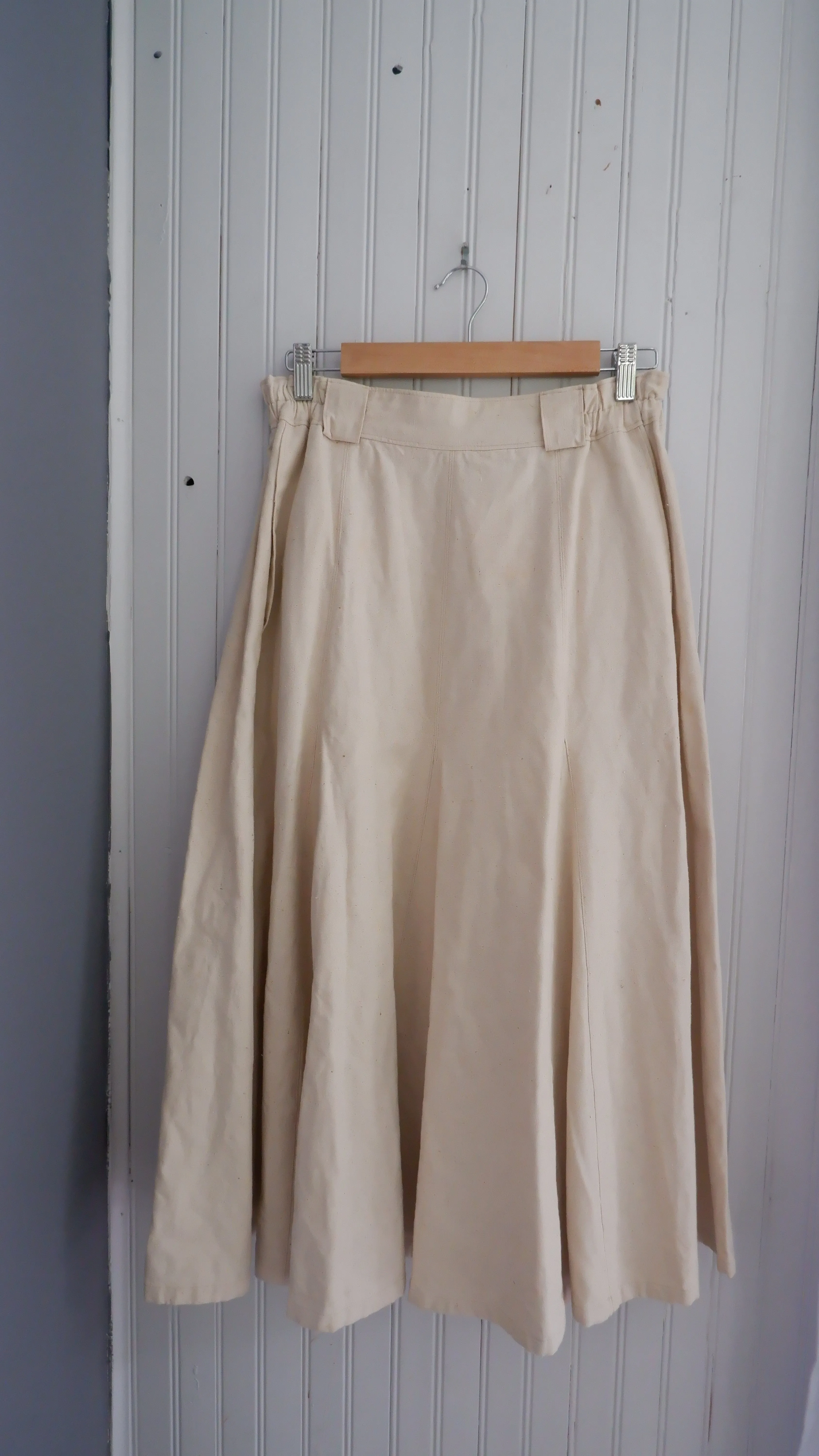 Handmade Cotton Canvas Circle Skirt S-L