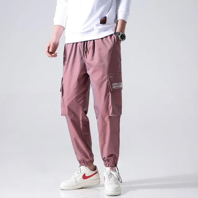 Hip Hop Pants Men Joggers Sweatpants Men's Streetwear Men Harem Cargo Pants 2021 New Loose Elastic Waist Trousers