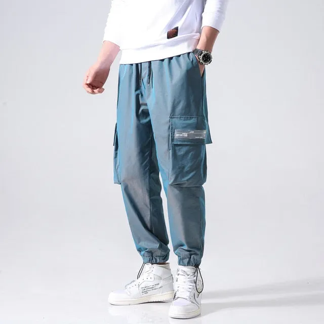 Hip Hop Pants Men Joggers Sweatpants Men's Streetwear Men Harem Cargo Pants 2021 New Loose Elastic Waist Trousers