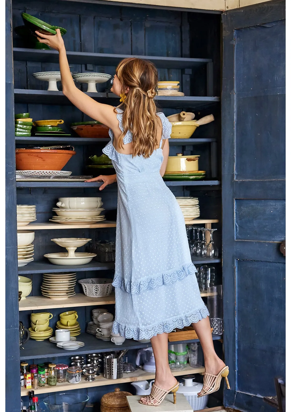 Hope & Ivy Elea Dress Powder Blue