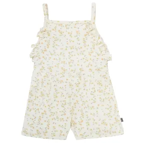 Infant & Toddler Girls Ivory Vines Ruffle Romper