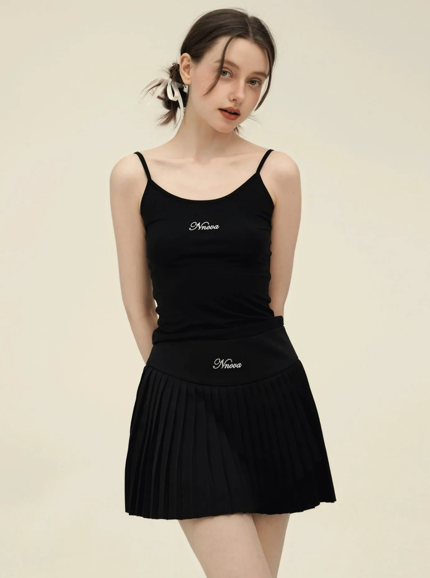 Irregular High Waist Pleated Skirt