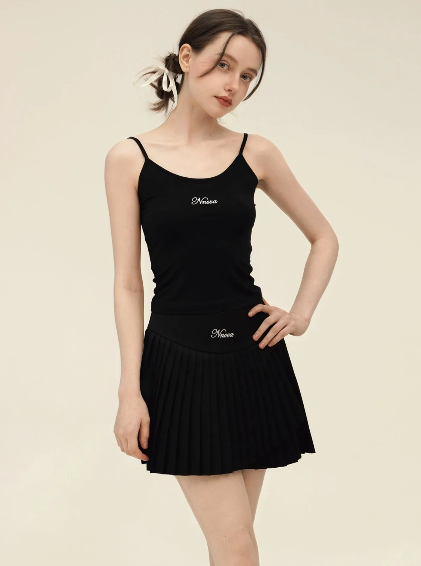 Irregular High Waist Pleated Skirt