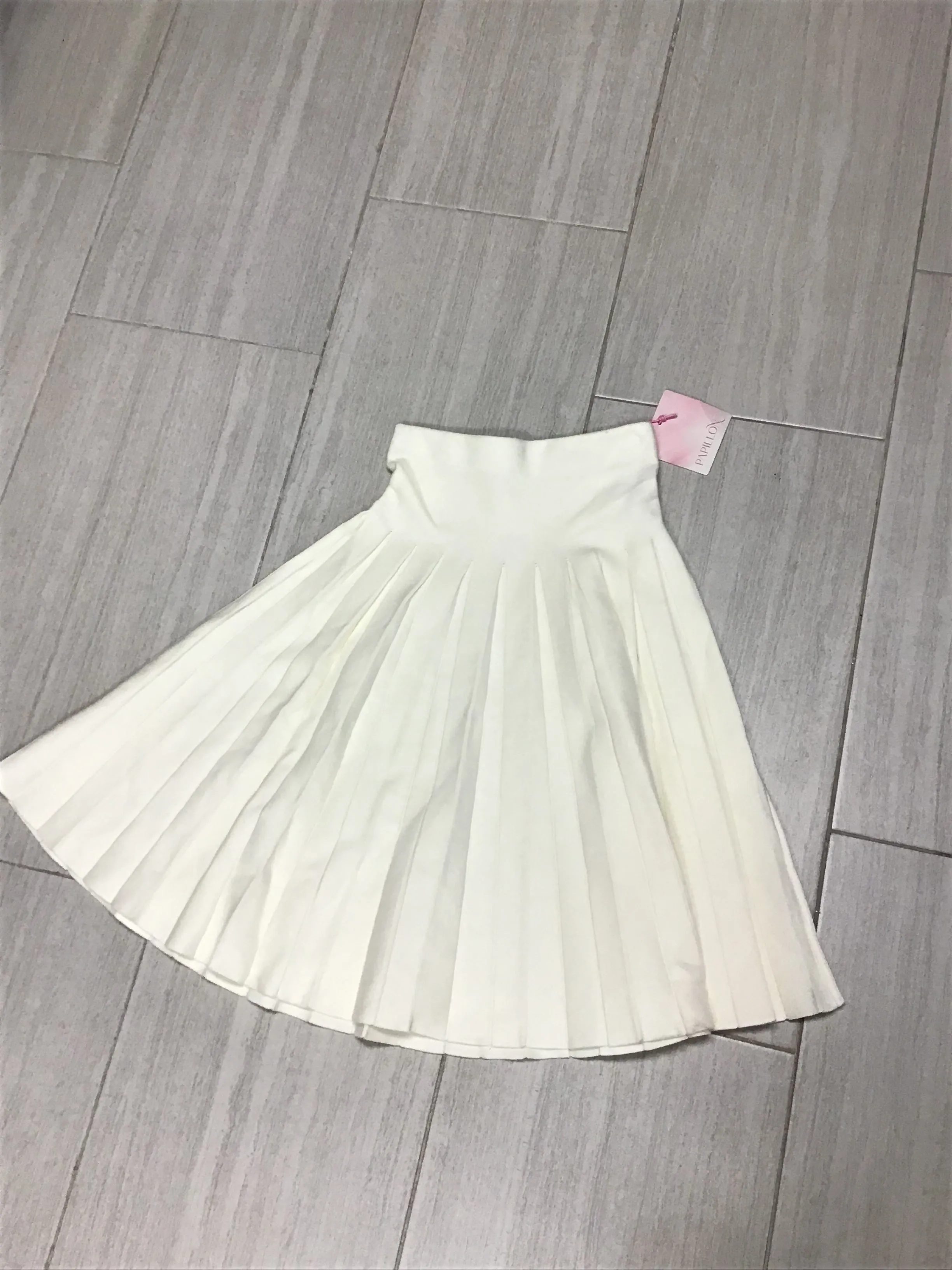 Knit Pleated Skirt