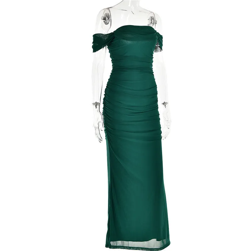 Laura Off-shoulder Bodycon Maxi Dress