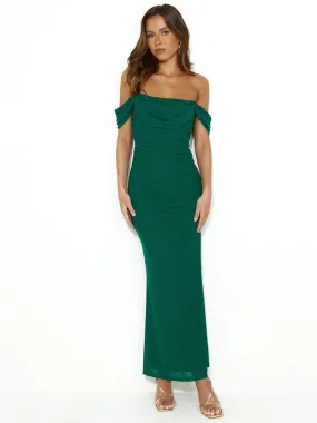 Laura Off-shoulder Bodycon Maxi Dress