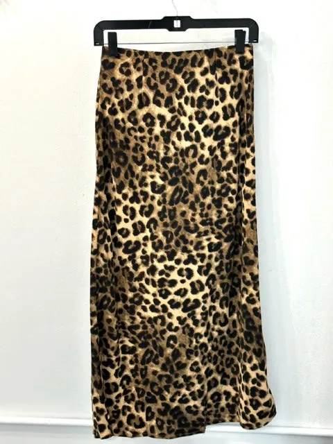 Leopard Midi Skirt