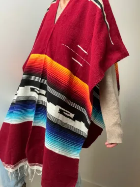 Mexican Woven Poncho
