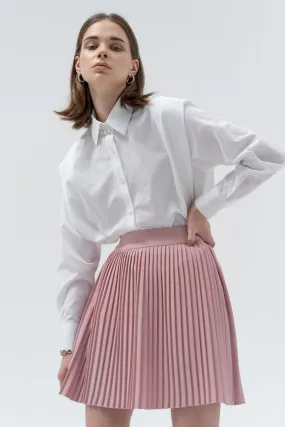 Mindy Accordion Pleated Mini Skirt