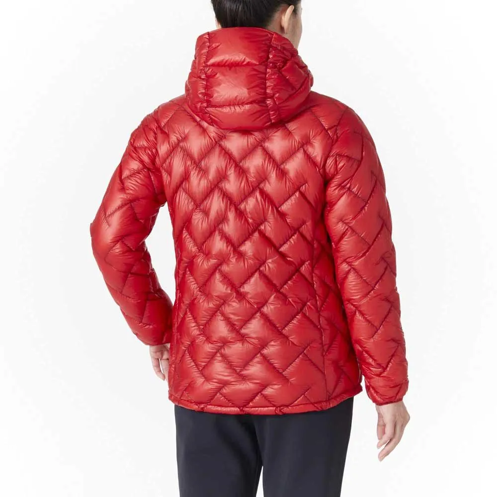 Montbell Down Jacket Women's Plasma 1000 Alpine Hooded Insulated Lightweight Water Resistant Parka - Black