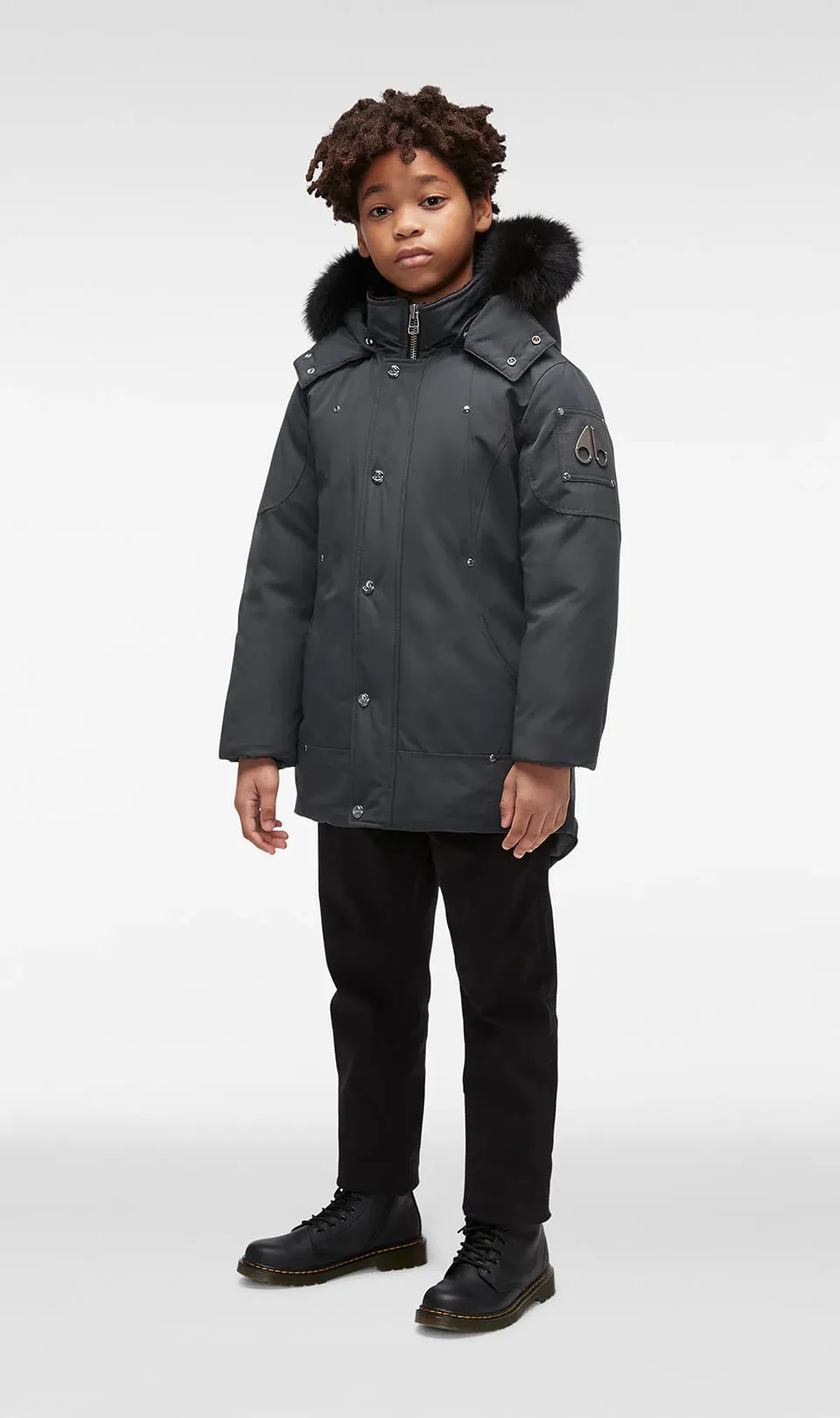 Moose Knuckles Granite With Black Unisex Parka