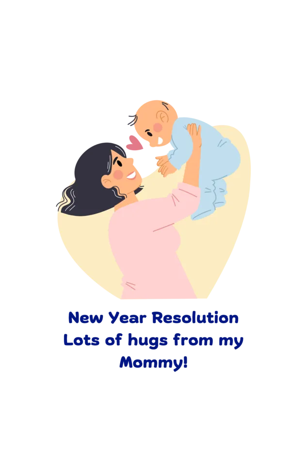 New Year 2025 Baby Romper – Resolution: Mommy Hugs