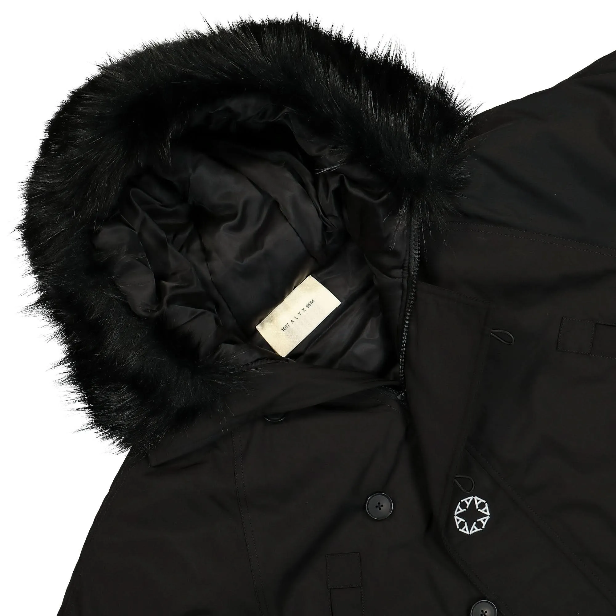 Nylon Logo Parka