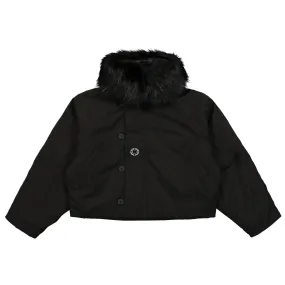 Nylon Logo Parka