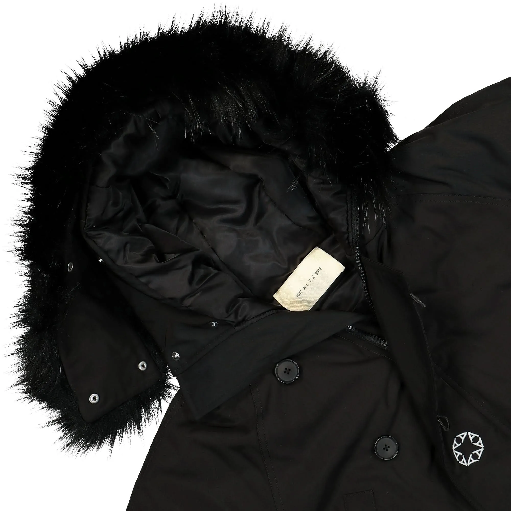 Nylon Logo Parka