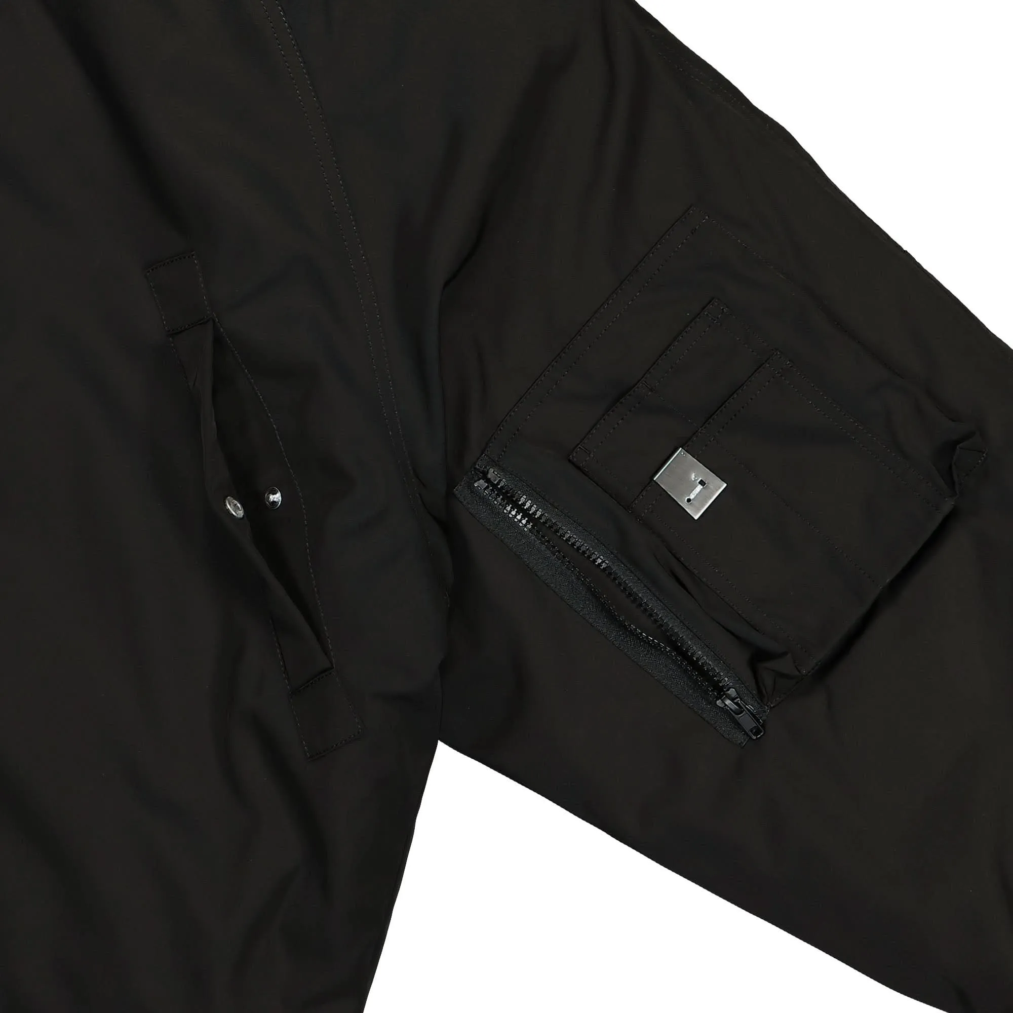 Nylon Logo Parka