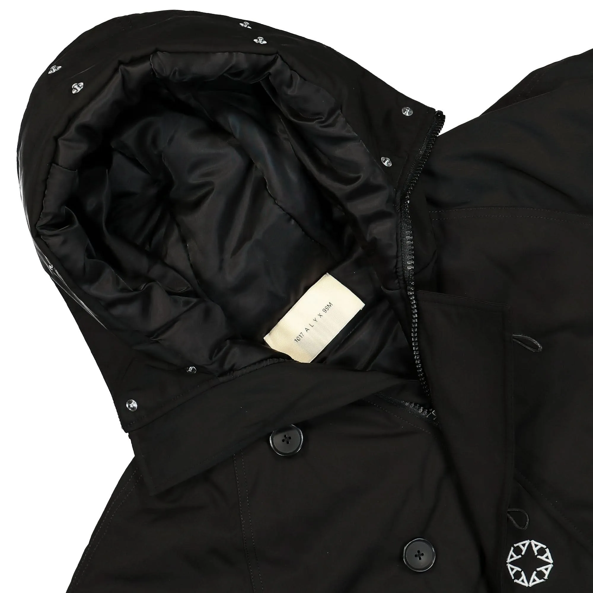 Nylon Logo Parka