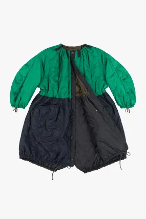 Parachute Quilt Parka - Emerald / Dark Olive