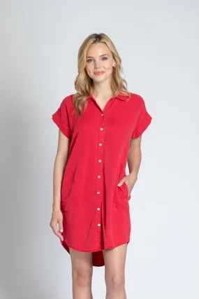 Pocket Shirt Dress