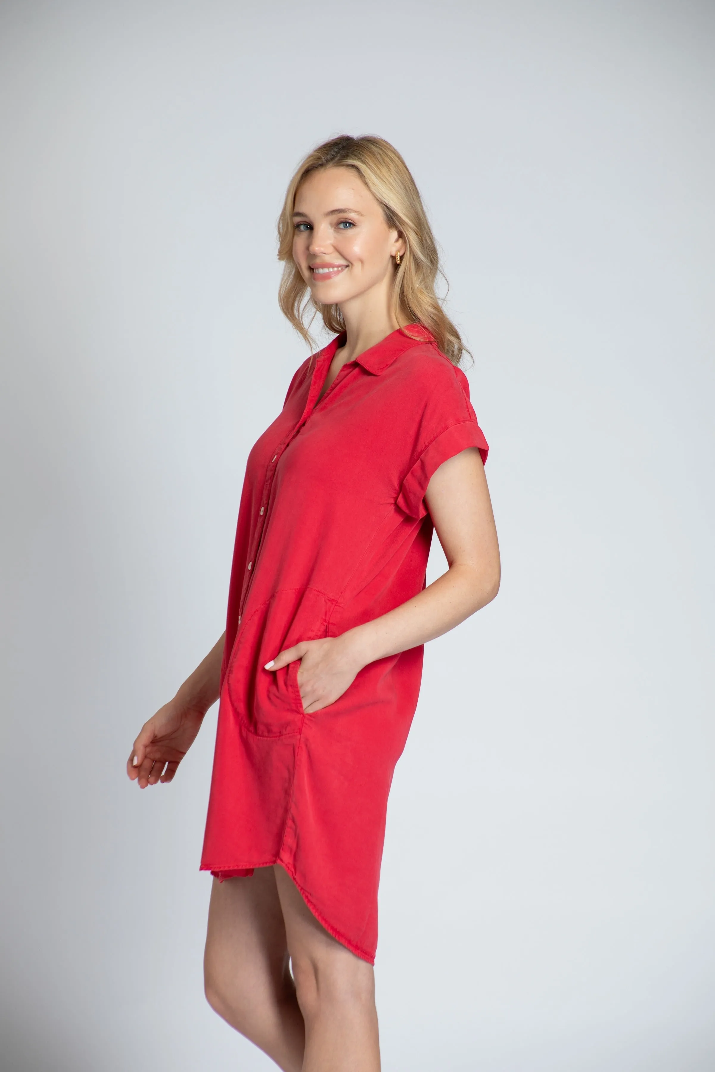 Pocket Shirt Dress