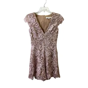 Romper By Dress The Population In Pink, Size:S