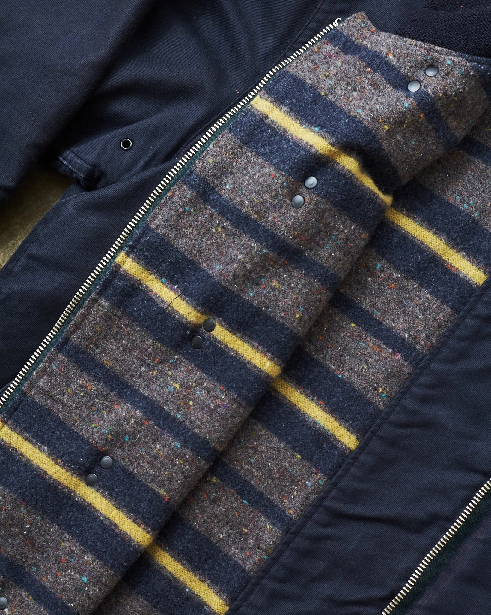 Second Hand Mister Freedom N-1H Navy Jungle Cloth Blanket Lined Jacket Size 42