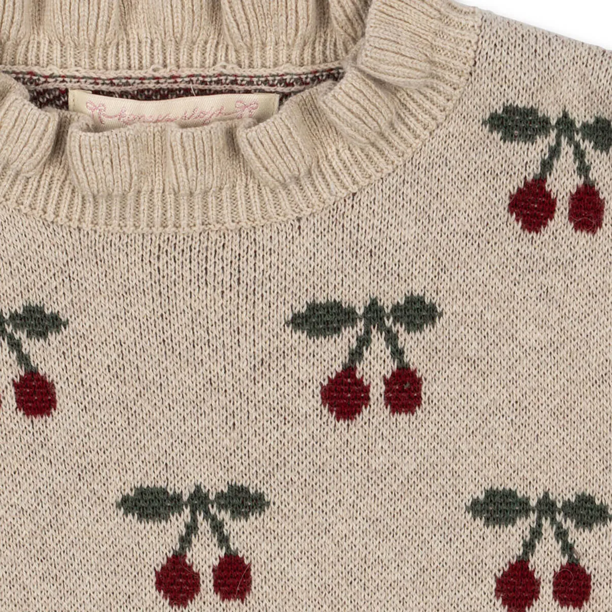 Sika Knit Dress in Cherry by Konges Slojd
