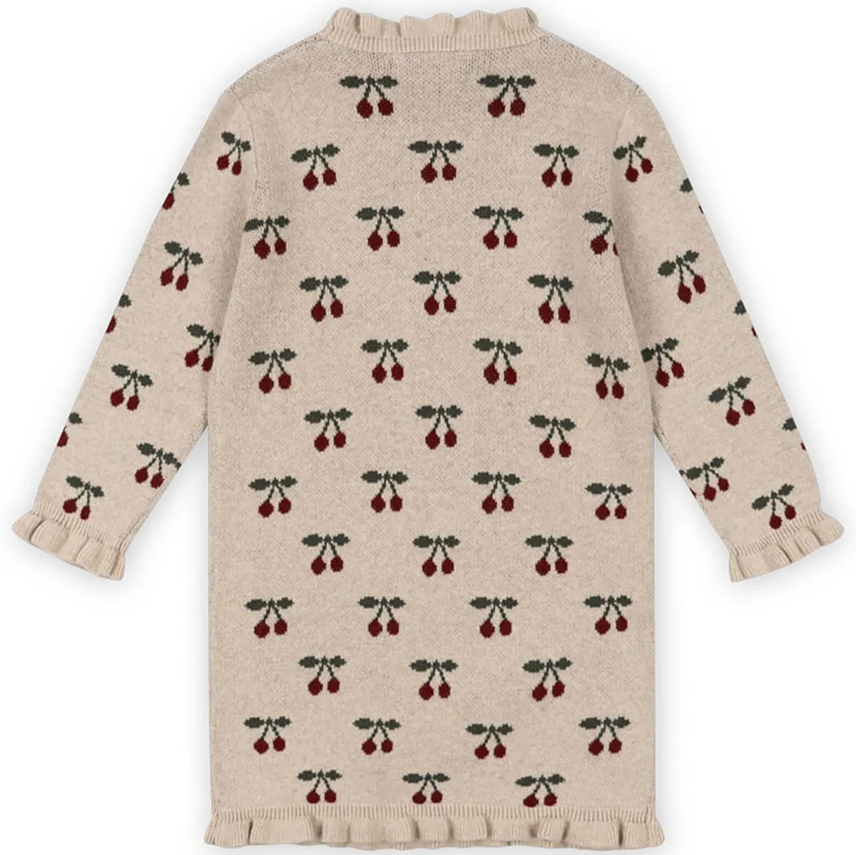 Sika Knit Dress in Cherry by Konges Slojd