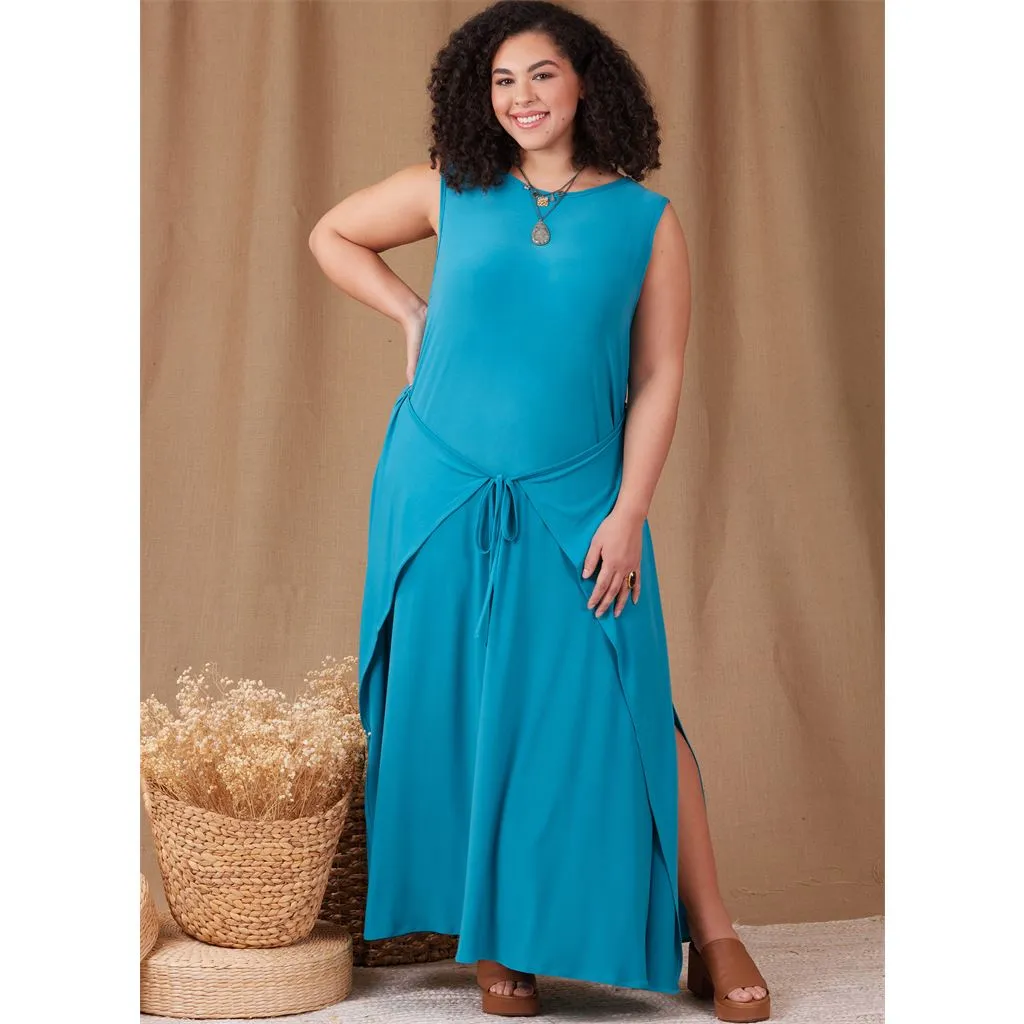 Simplicity Sewing Pattern S9948 Women's Knit Dress with Sleeve and Length Variations