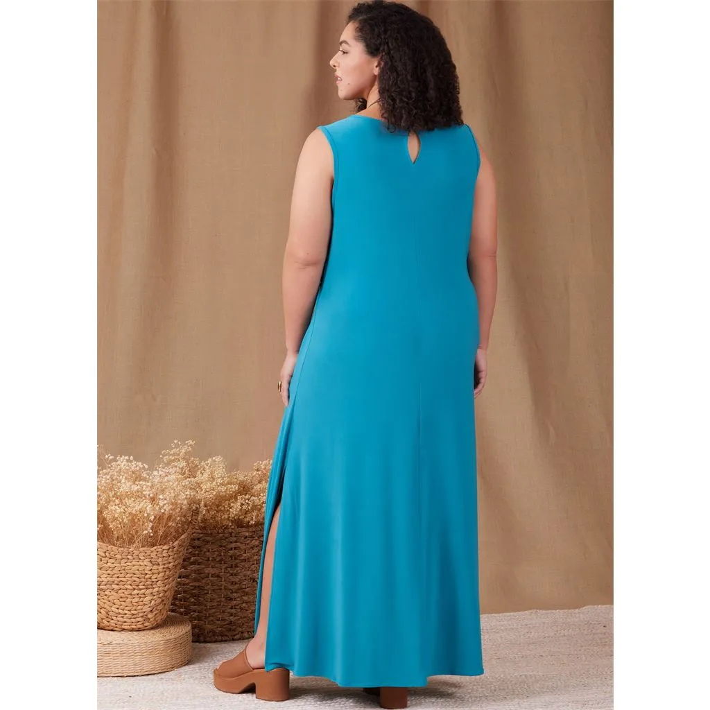 Simplicity Sewing Pattern S9948 Women's Knit Dress with Sleeve and Length Variations