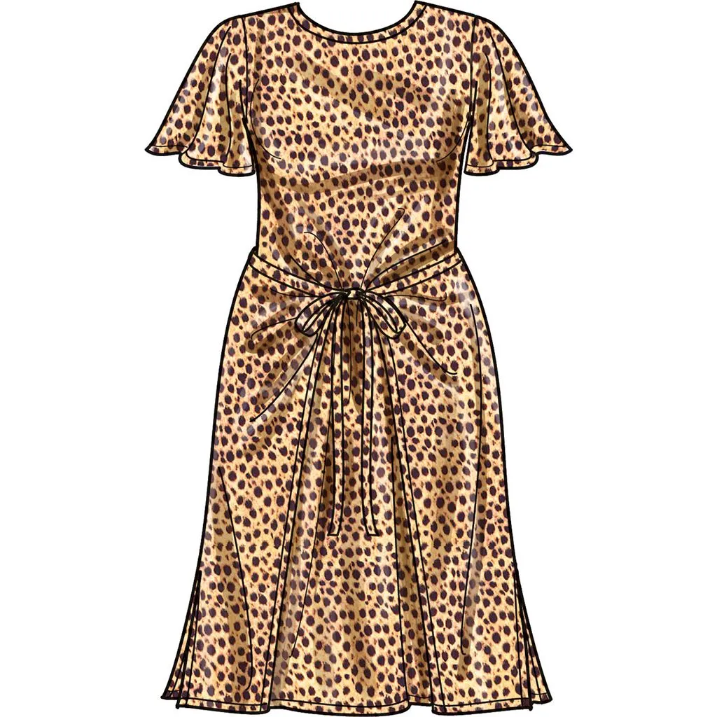 Simplicity Sewing Pattern S9948 Women's Knit Dress with Sleeve and Length Variations
