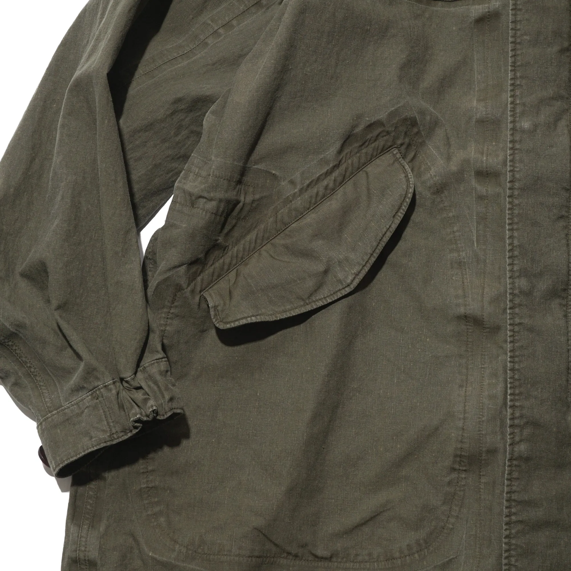 SIX-FIVE FISHTAIL PARKA 3L DMGD "OLIVE"