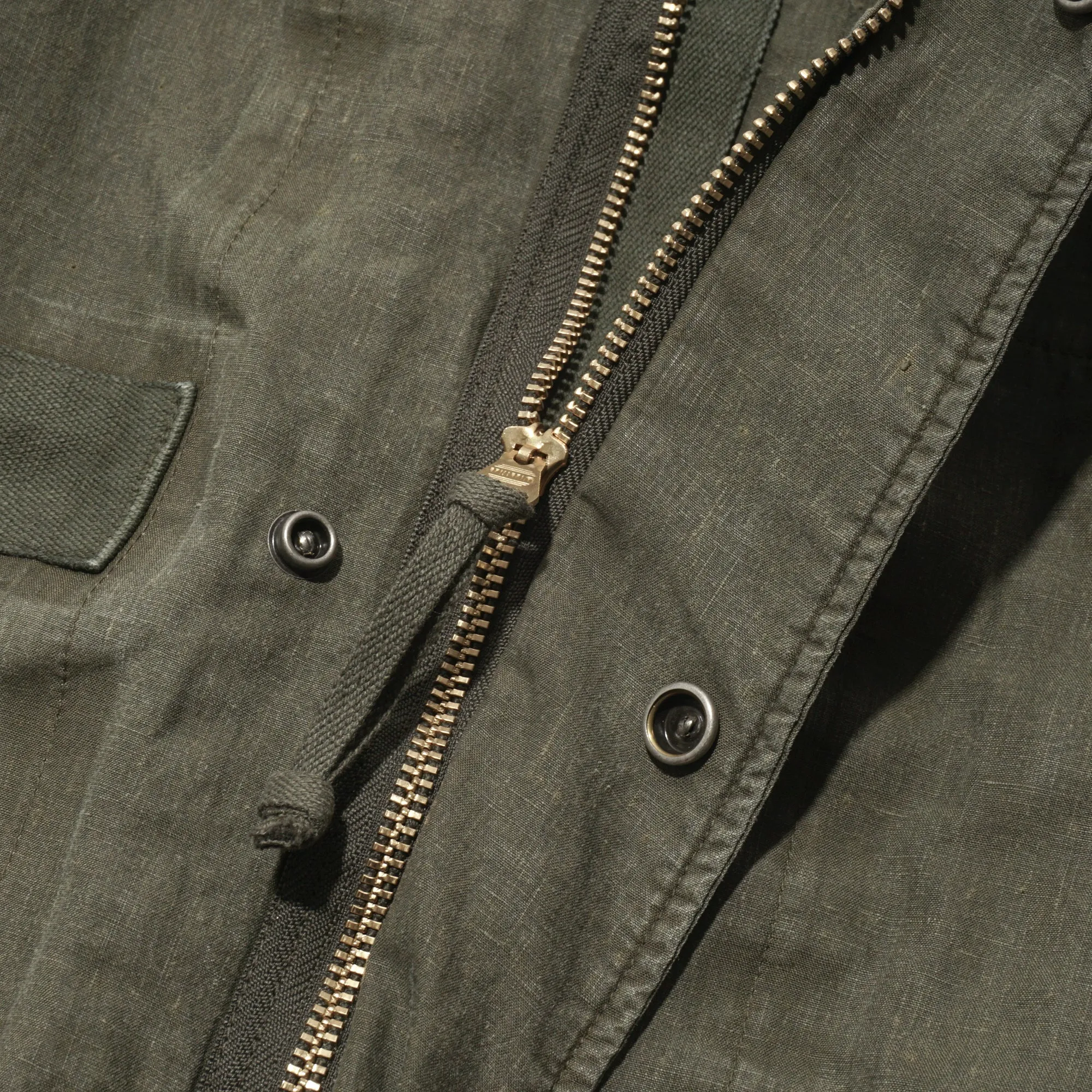 SIX-FIVE FISHTAIL PARKA 3L DMGD "OLIVE"