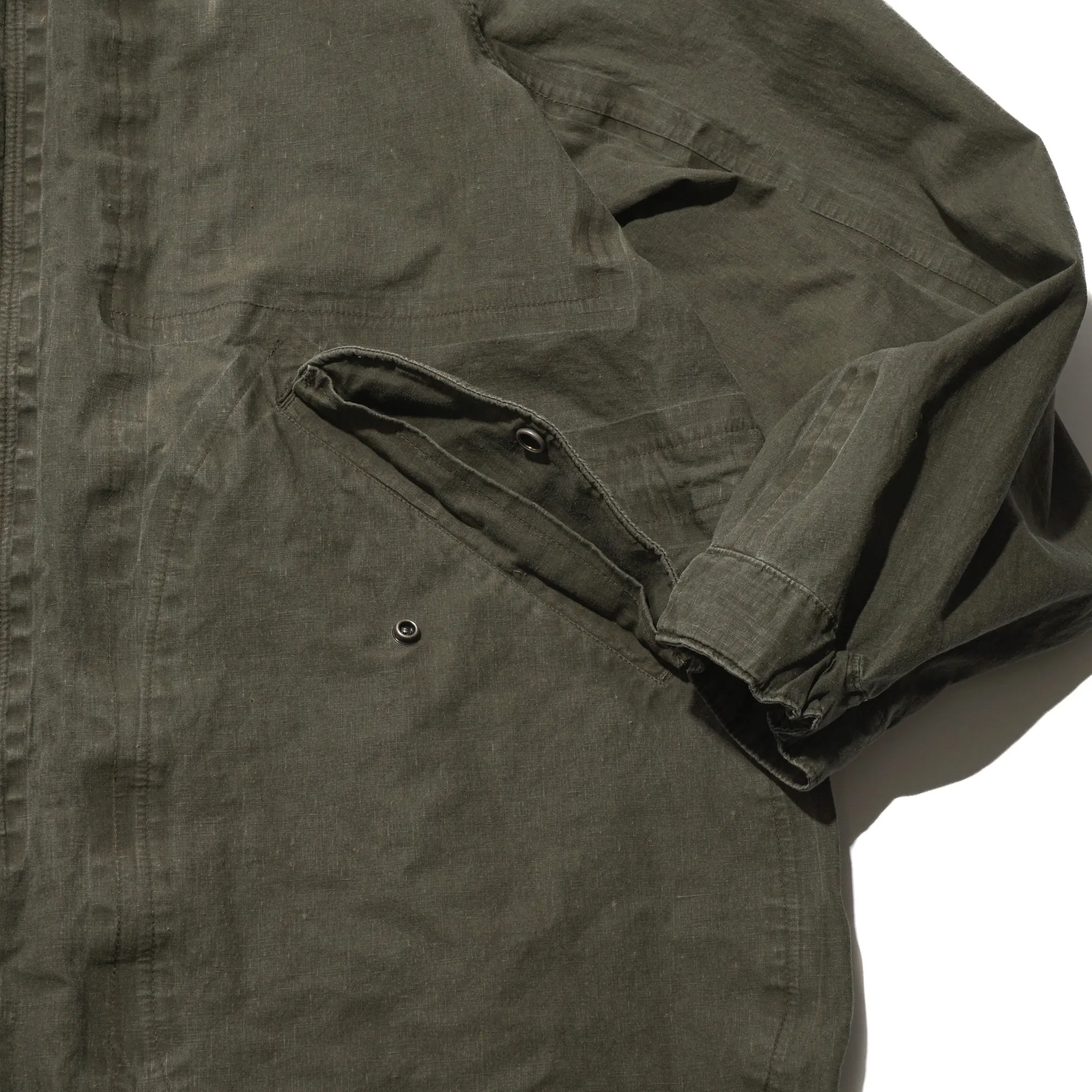 SIX-FIVE FISHTAIL PARKA 3L DMGD "OLIVE"