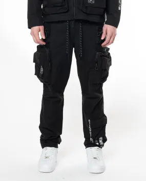 Smoke Rise Cargo Pants - Utility Windbreker  - Black  - WP24582EC