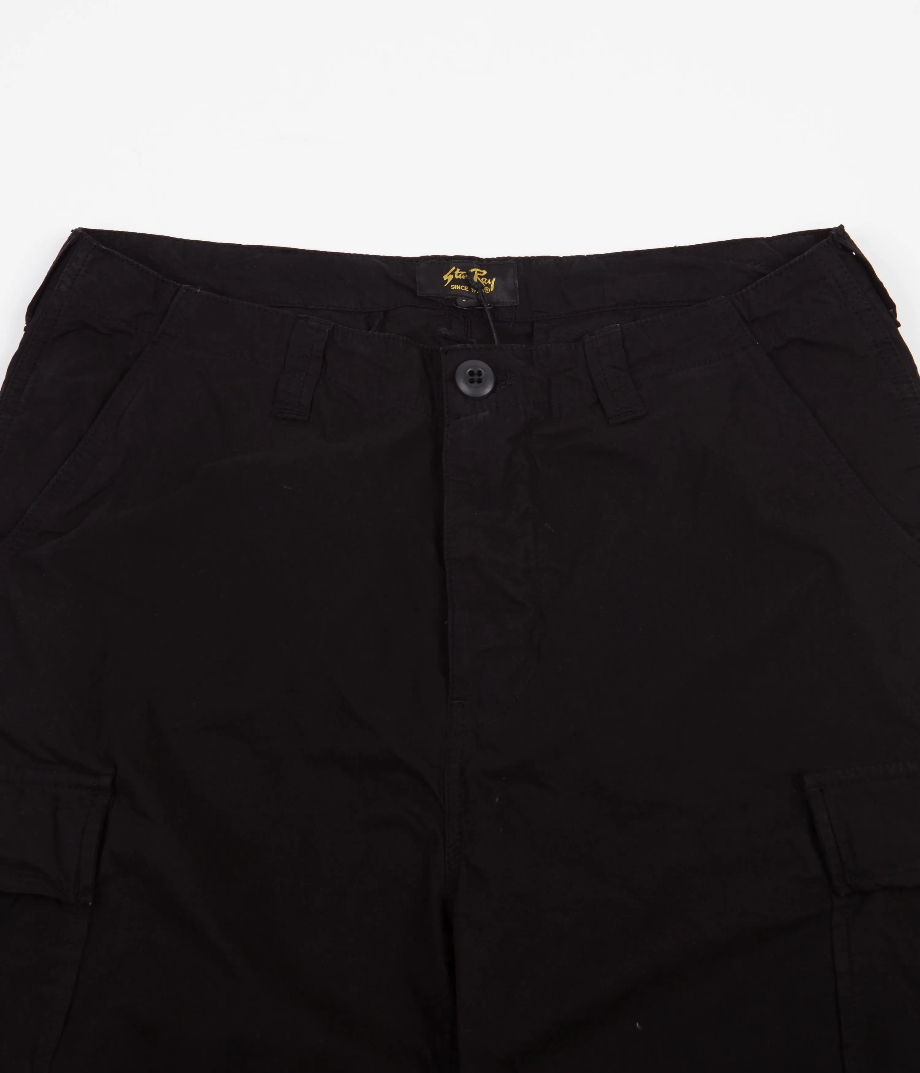 Stan Ray Cargo Pants - Black Poplin