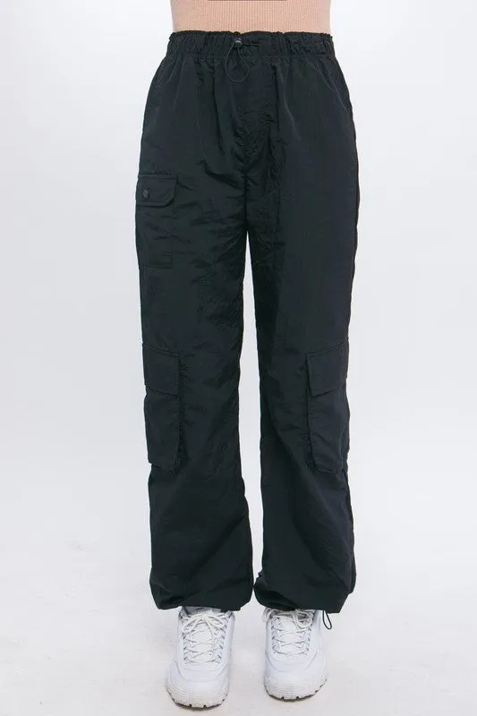 Still Enough Time Parachute Pants